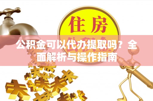 黎平公积金可以代办提取吗？全面解析与操作指南