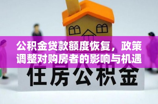 黎平公积金贷款额度恢复，政策调整对购房者的影响与机遇